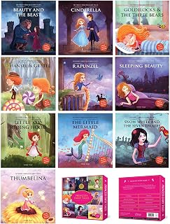 Wonder House Books Princess Fairy Tales Box Set: 10 Classic Abridged Stories for Kids Ages 3-7
