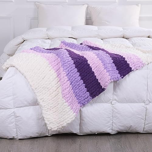 Vista 61 de HOMBYS Paquete de 8 hilos gruesos surtidos para tejer a ganchillo, hilo súper voluminoso, grande, suave y esponjoso, hilo de felpilla grueso para 4