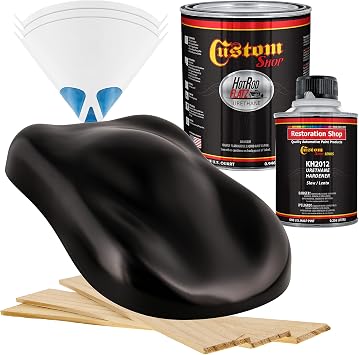 Custom Shop Phantom Black Flat Matte Urethane Paint - Quart Kit