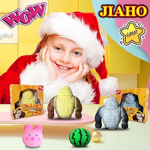 Miniatura 6 de Pelotas antiestrés de sandía blando para niños y adultos, bolas de masa de frutas, juguetes antiestrés, bolas elásticas para aliviar la ansiedad,