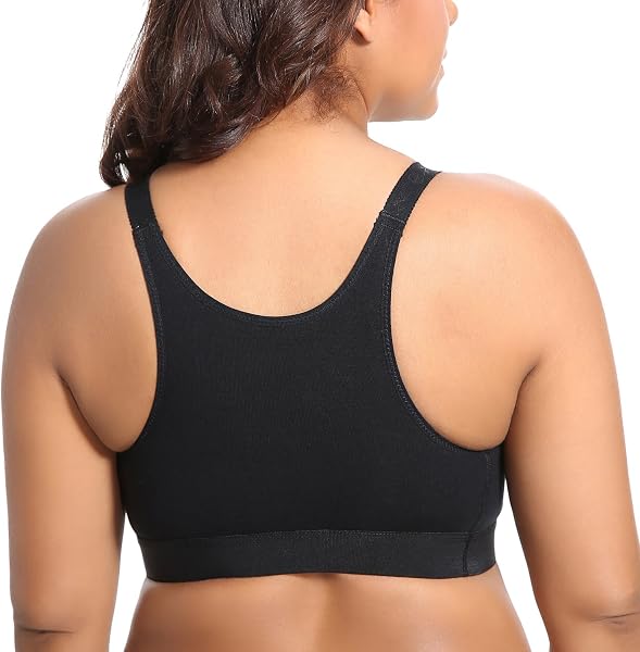 Gratlin Women's Nursing Bras Maternity Plus Size Breastfeeding Cotton Sleep Nursing Sports Bra - 2