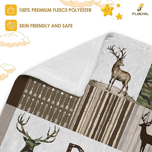 Miniatura 63 de FLOCHIL Personalized Baby Blankets, Custom Baby Blanket - Baby Blanket with Name for Boys, Best Gift for Newborn Elephants Flush Fleece (30x40)