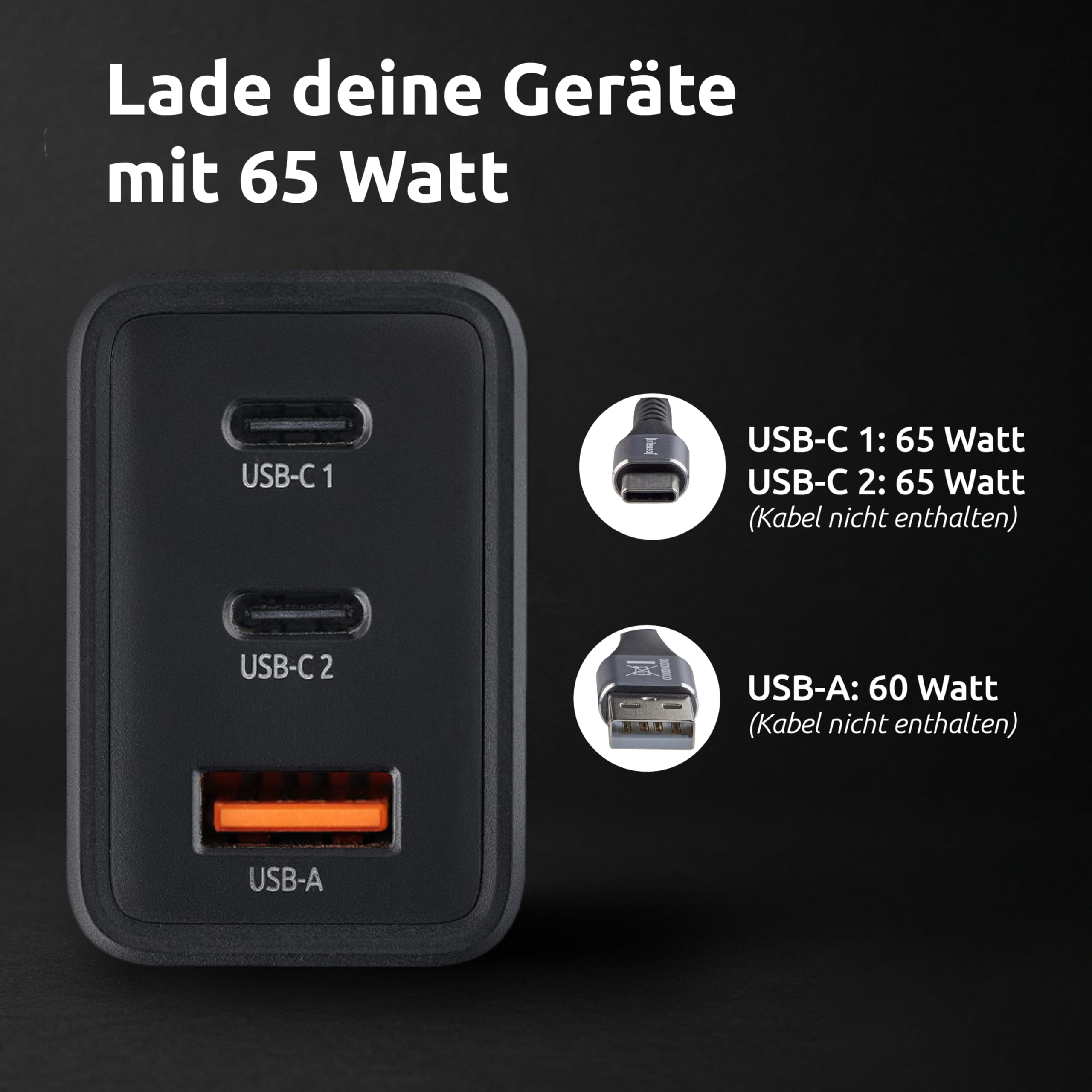 Intenso Power Adapter W65ACC GaN – Bild 5