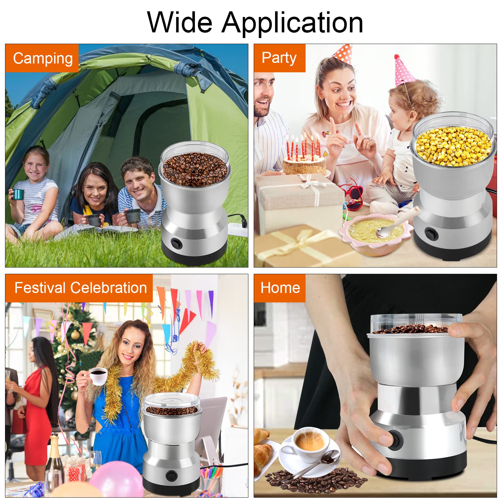 Moulin à Grains électrique Pour épices ,café Et Aliments Secs De 500g