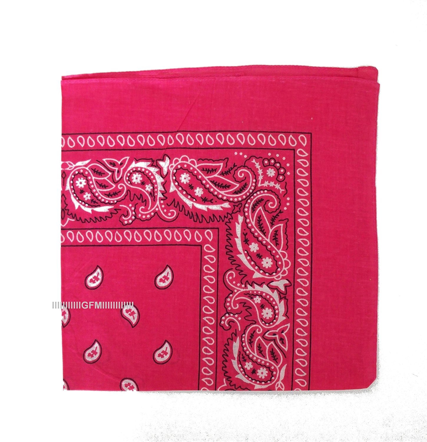 Topbrand Women's Pink 100% Cotton Paisley Design Bandana.(Hot )