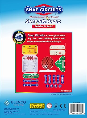 Vista 6 de Snap Circuits Kit de radio FM Azul