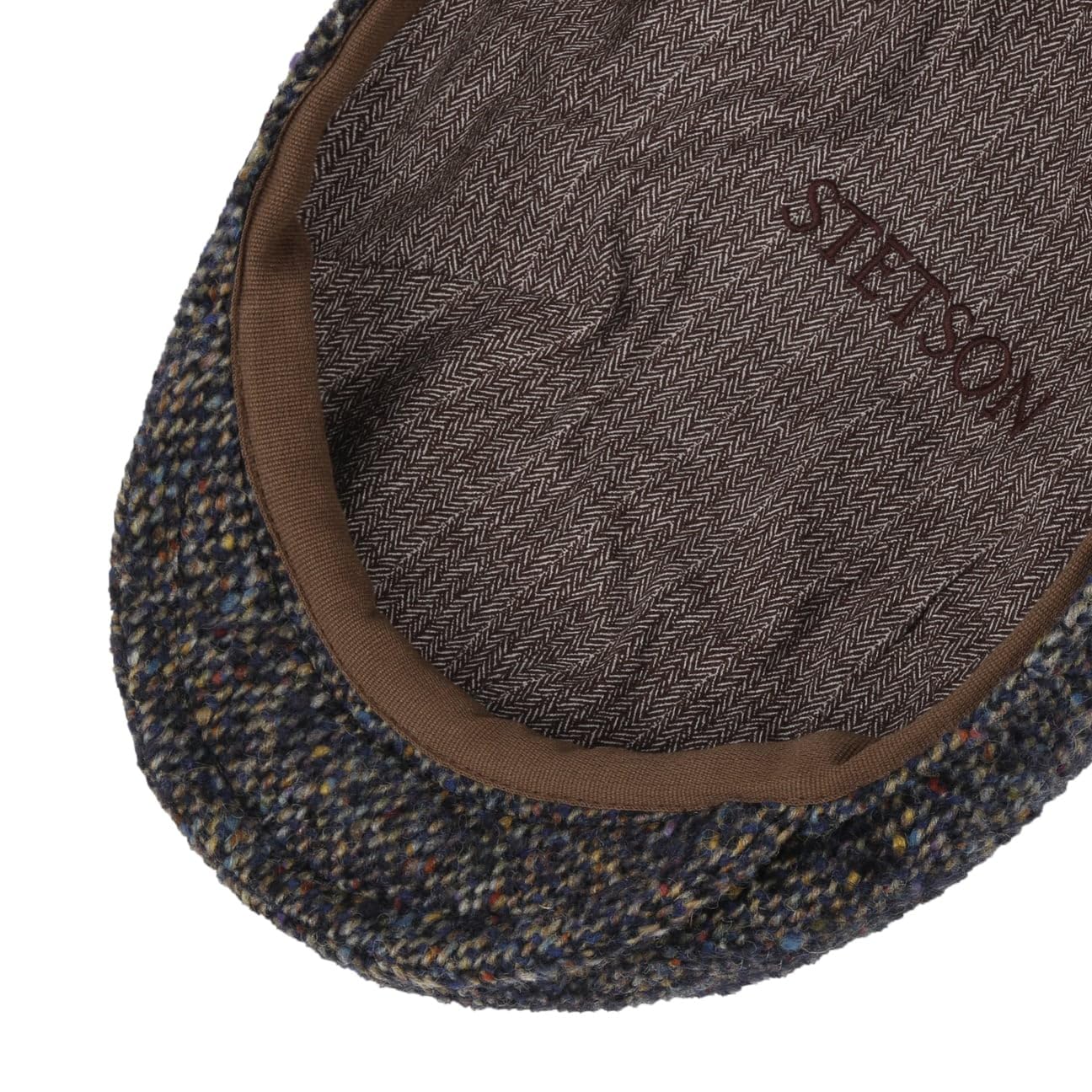 Stetson Colour Spots Driver Coppola Tweed Multicolore Uomo Autunno Inverno