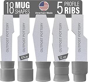 OUTPOST POTTERY Ribs - Angular Bundle - Made with PLA, Pottery Trimming ...