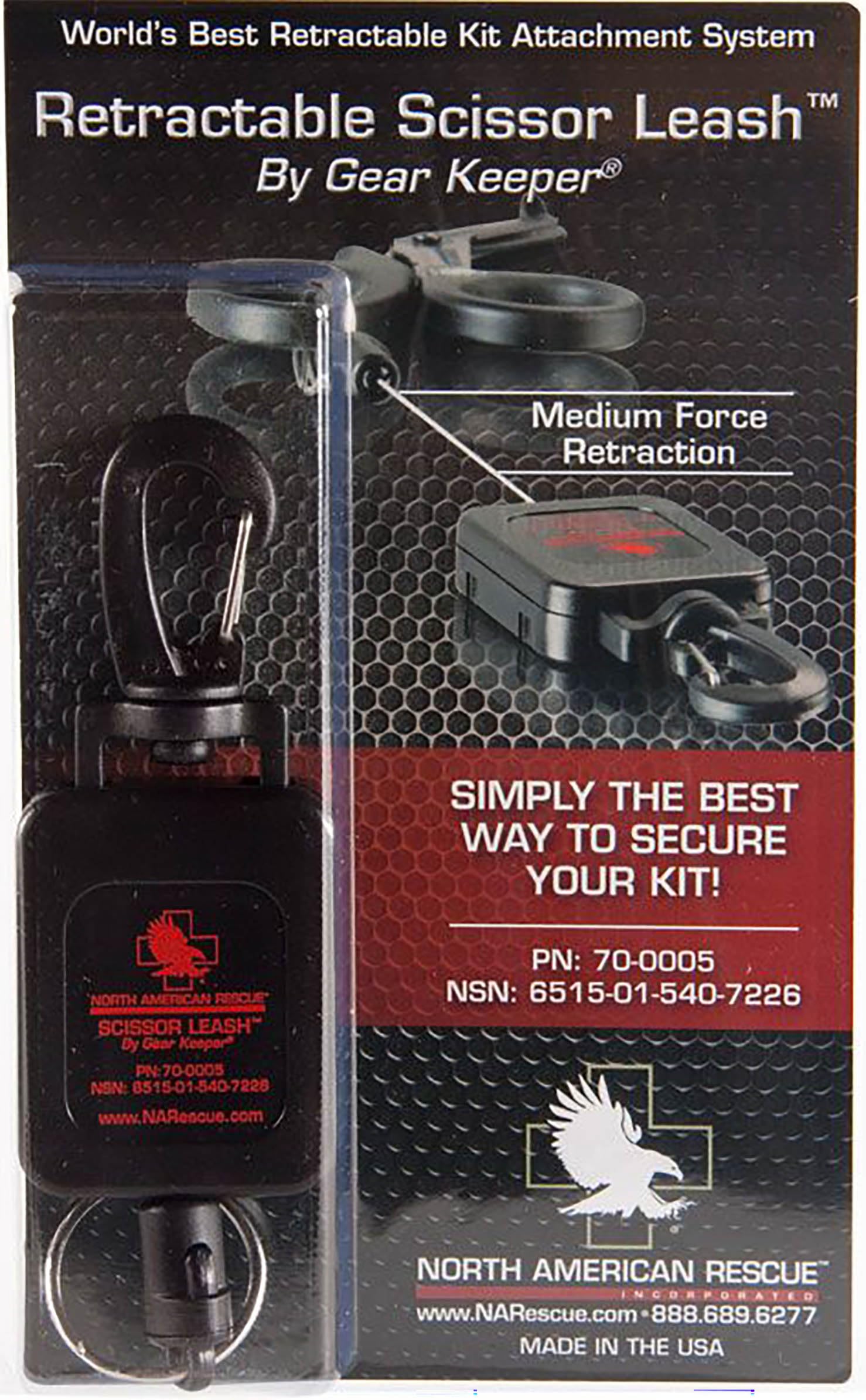 Amazon.com: North American Rescue Retractable Scissor Leash with