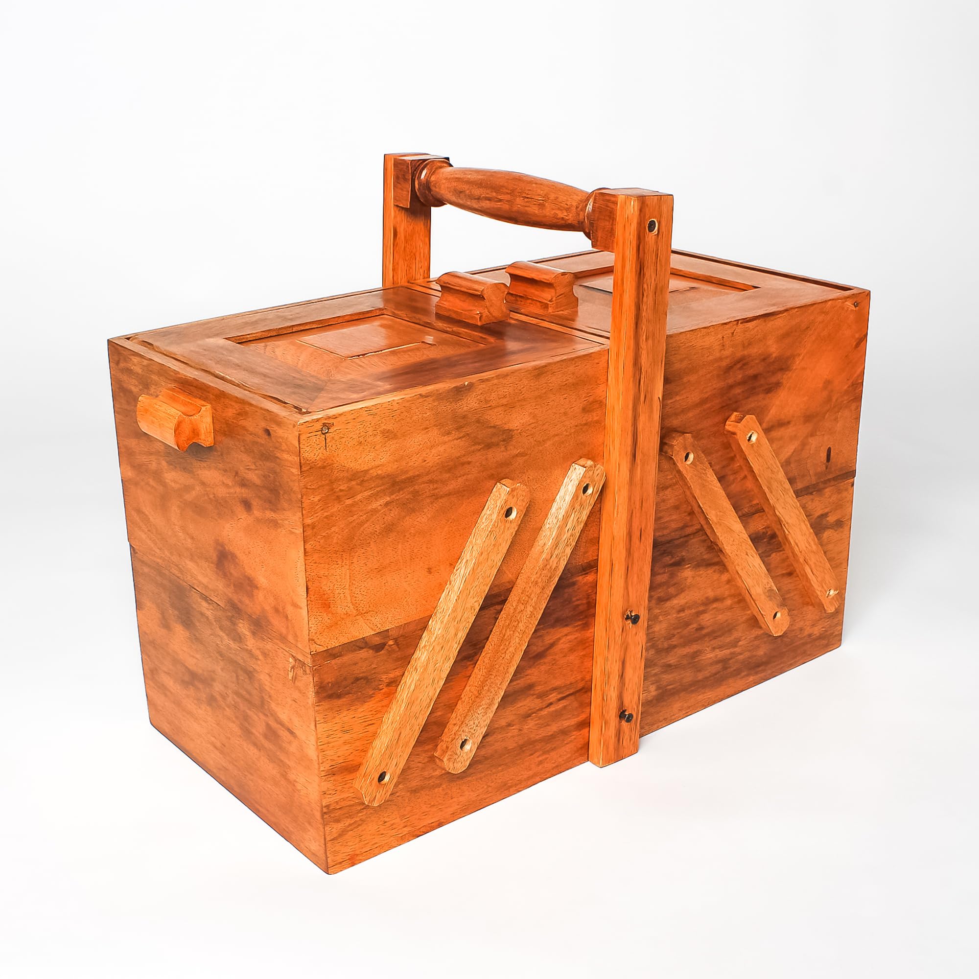 SALEBERATE Wooden Toolbox – Multipurpose Wooden Tool & Craft