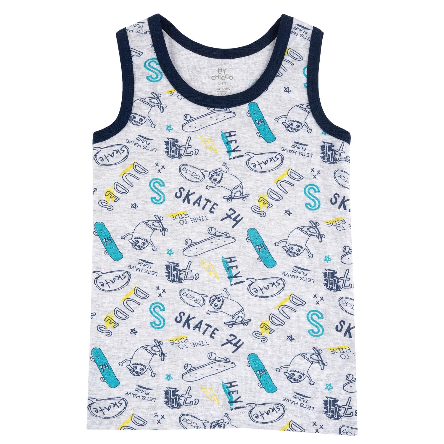 Chicco Chłopcy Camisole (4 sztuki), 0, 104 cm