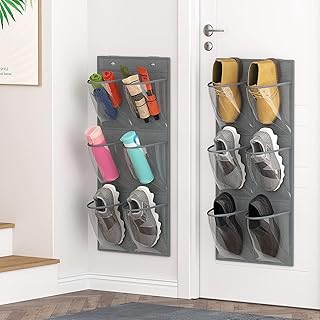 NALACAL 2 Pack 12 Over the Door Shoe Organizer