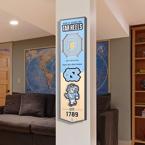 Miniatura 138 de YouTheFan NCAA 3D StadiumView 8x32 Banner