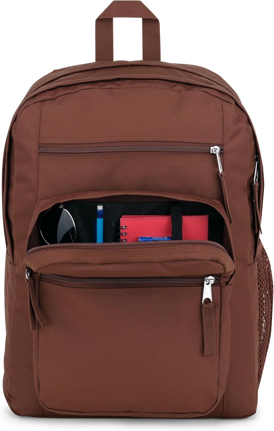 JanSport Laptop Backpack - Computer Bag with 2 Compartments, Ergonomic Shoulder Straps, 15” Laptop Sleeve, Haul Handle - Basic Brown - Image 10