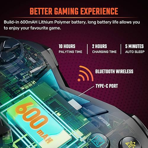 Miniatura 6 de IFYOO Controlador de juegos móvil compatible con iPhone iPad Ver13 o posterior solo para juegos MFi teléfono inteligente Android solo para Ver10