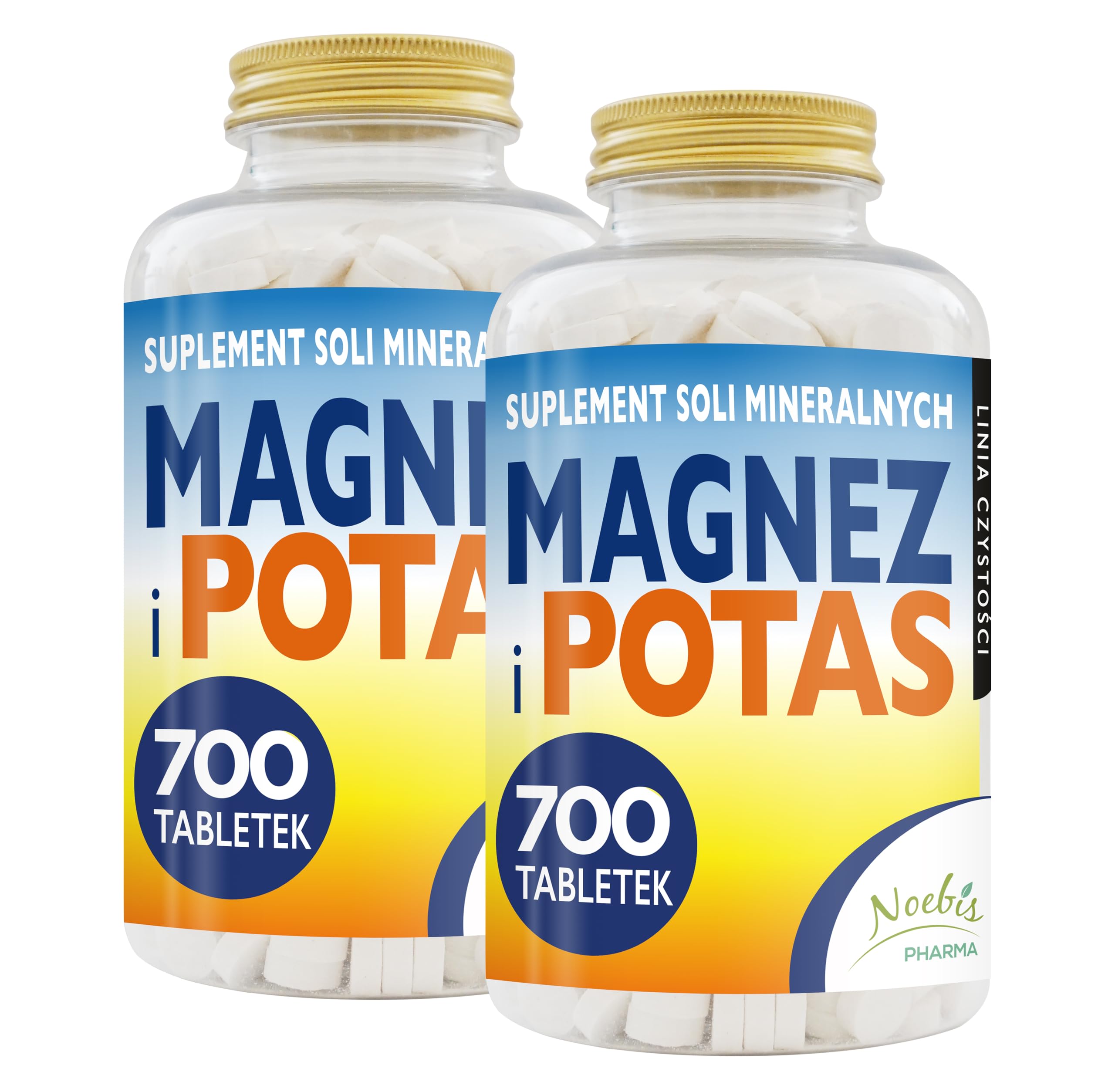 Magnez i potas 1400 tabletek – cytrynian magnezu i cytrynian potasu – przeciw zmęczeniu i osłabieniu fizycznemu, upałowi, wysoce przyswajalne sole mineralne – długotrwałe działanie