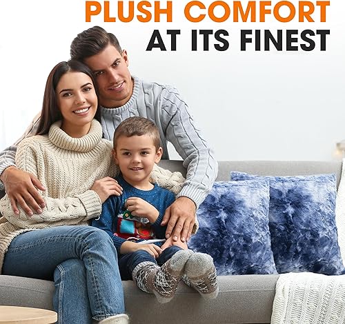 Miniatura 5 de Cheer Collection Manta de piel sintética para sofá, cama, dormitorio y sala de estar, ultra suave y acogedora, elegante decoración del hogar, manta