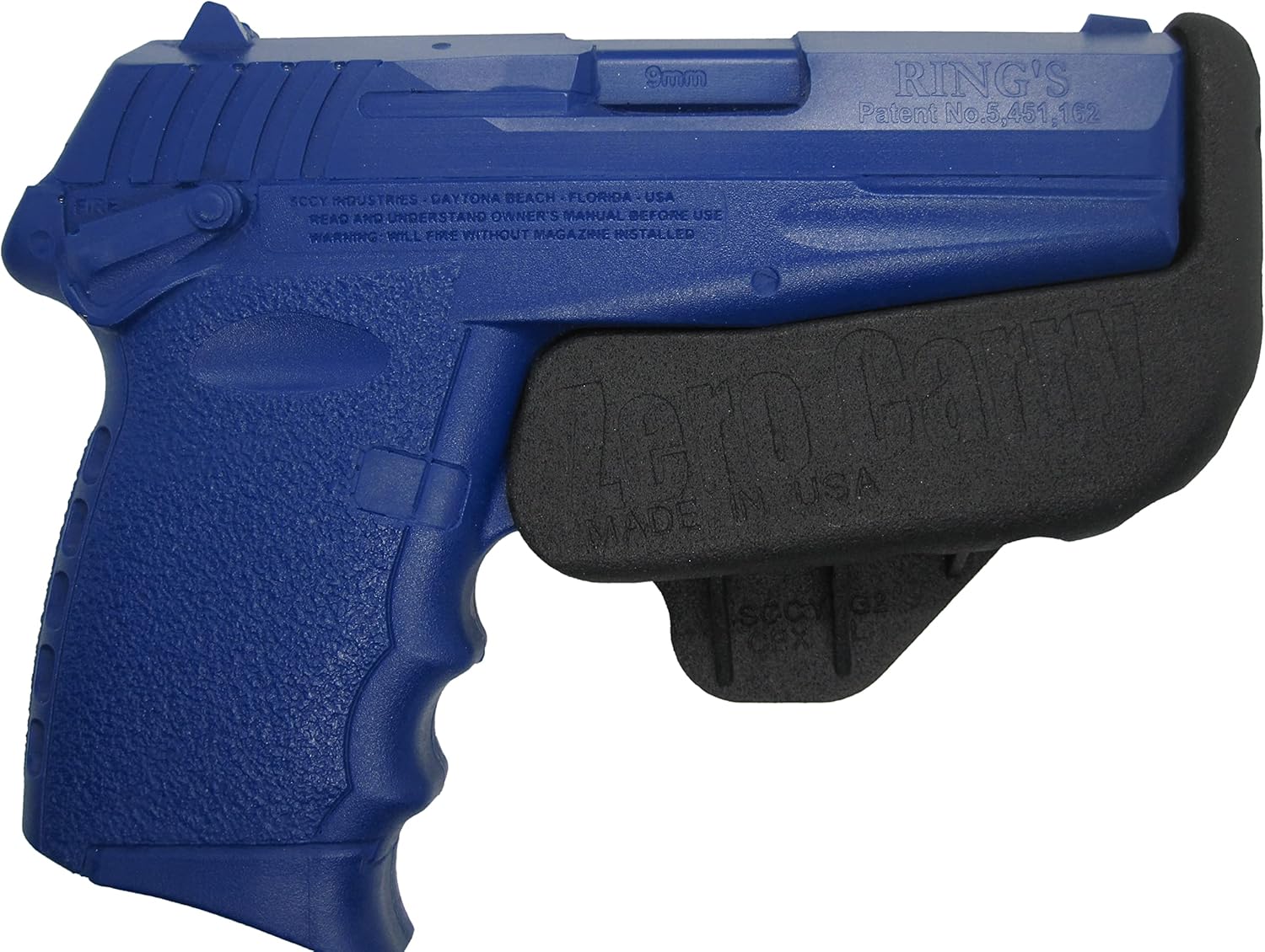 Fits SCCY CPX-2. Zero Carry Elite in Waistband Holster. As Slim as Your Gun. Invisible, Comfortable, and Secure. Built in Gun Retention and Trigger Guard. Lightweight with Zero Added Bulk