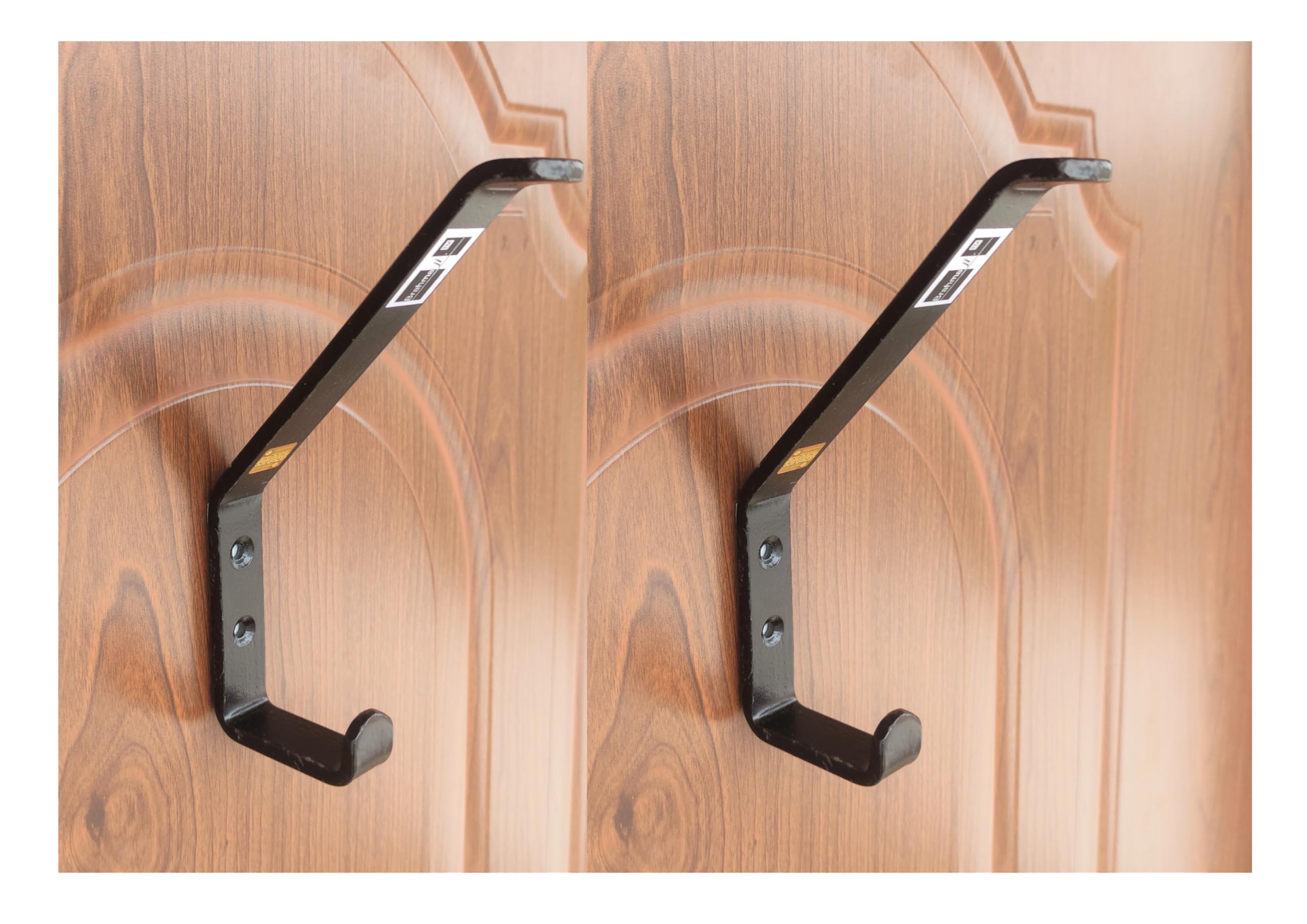 Brahmaji ® Helmet Holder | Newly launched Multipurpose Wall Mountable Hanger Hook - Perfect for Helmets, Coats, Laptops, Handbags, Backpacks, and Umbrellas (Black) Unique Premium Model 2025