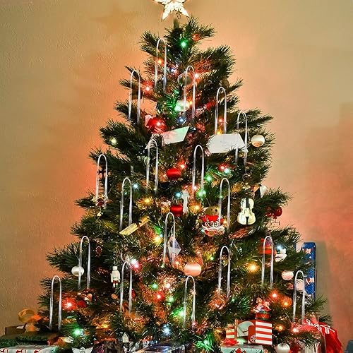 Miniatura 5 de Icicle Tinsel Garland Iridescent Tinsel Strands Foil Fringe Icicles for Chrismtas Tree Holiday Decoration Party Supplies (12000, Iridescent)