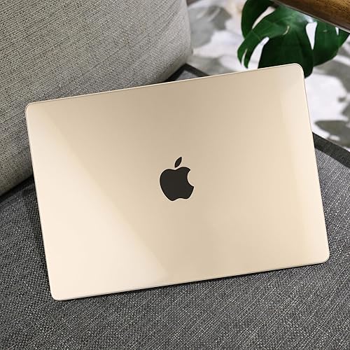 Miniatura 7 de MEEgoodo Funda transparente para MacBook Air de 15 pulgadas lanzada en 2023 A2941 con chip M2, funda rígida para laptop con cubierta para teclado y