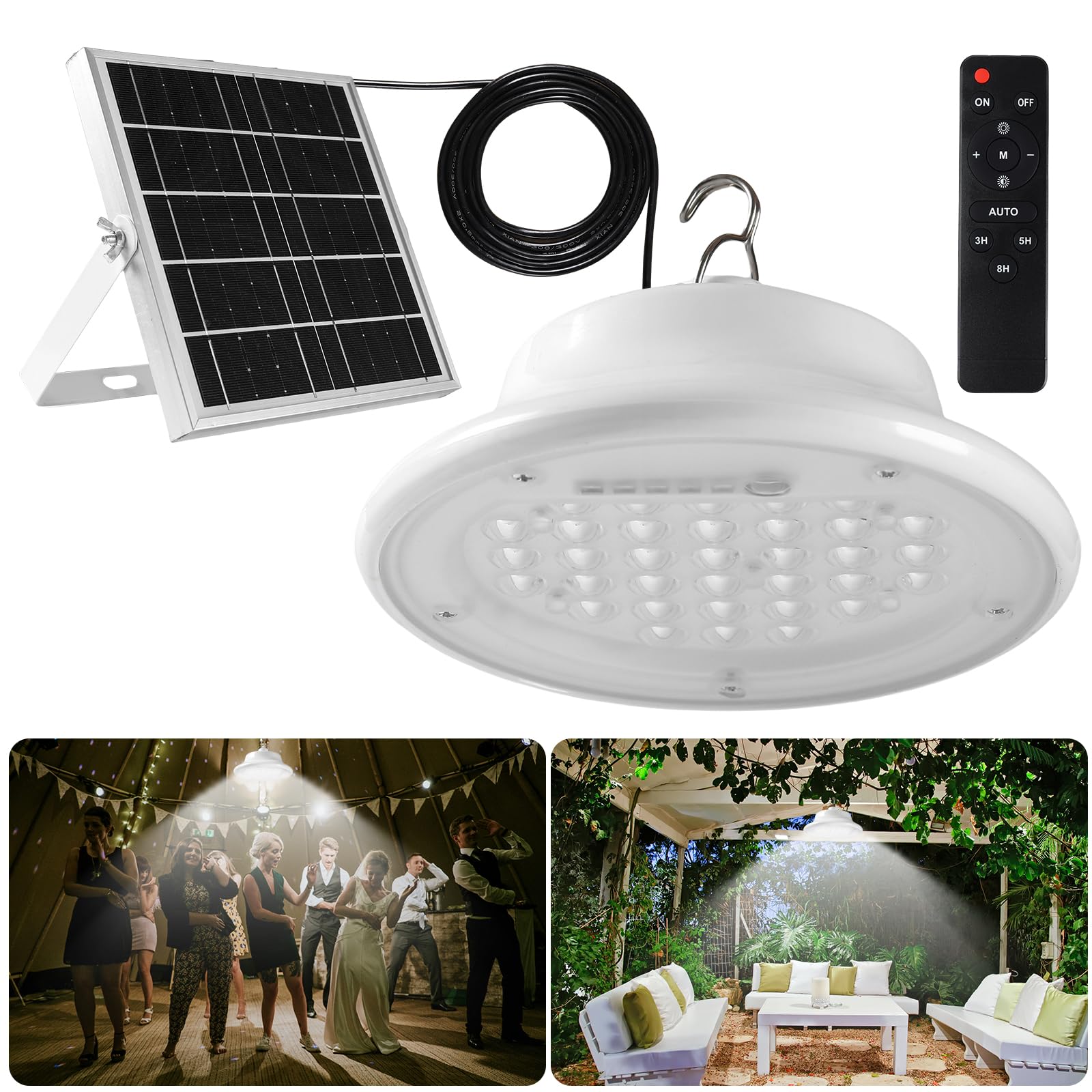 ABZXT Solar Pendant Light Shed Light