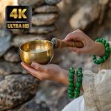 Tibetan Singing Bowl Screensaver - 🧘 Yoga Meditation Ambiance Screensaver | HD Videos Screensaver and Relaxation For Tablets & Fire TV