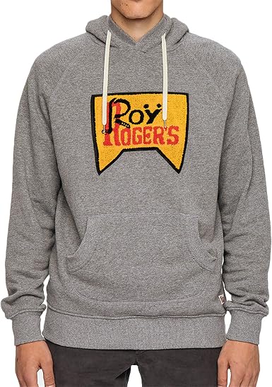 Roy Roger's Felpa con Cappuccio Uomo col. Grigio : Amazon.it: Abbigliamento