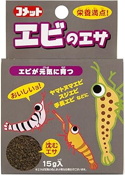 Amazon コメット 沈下性クランブルタイプ エビのエサ15グラム コメット 餌 通販