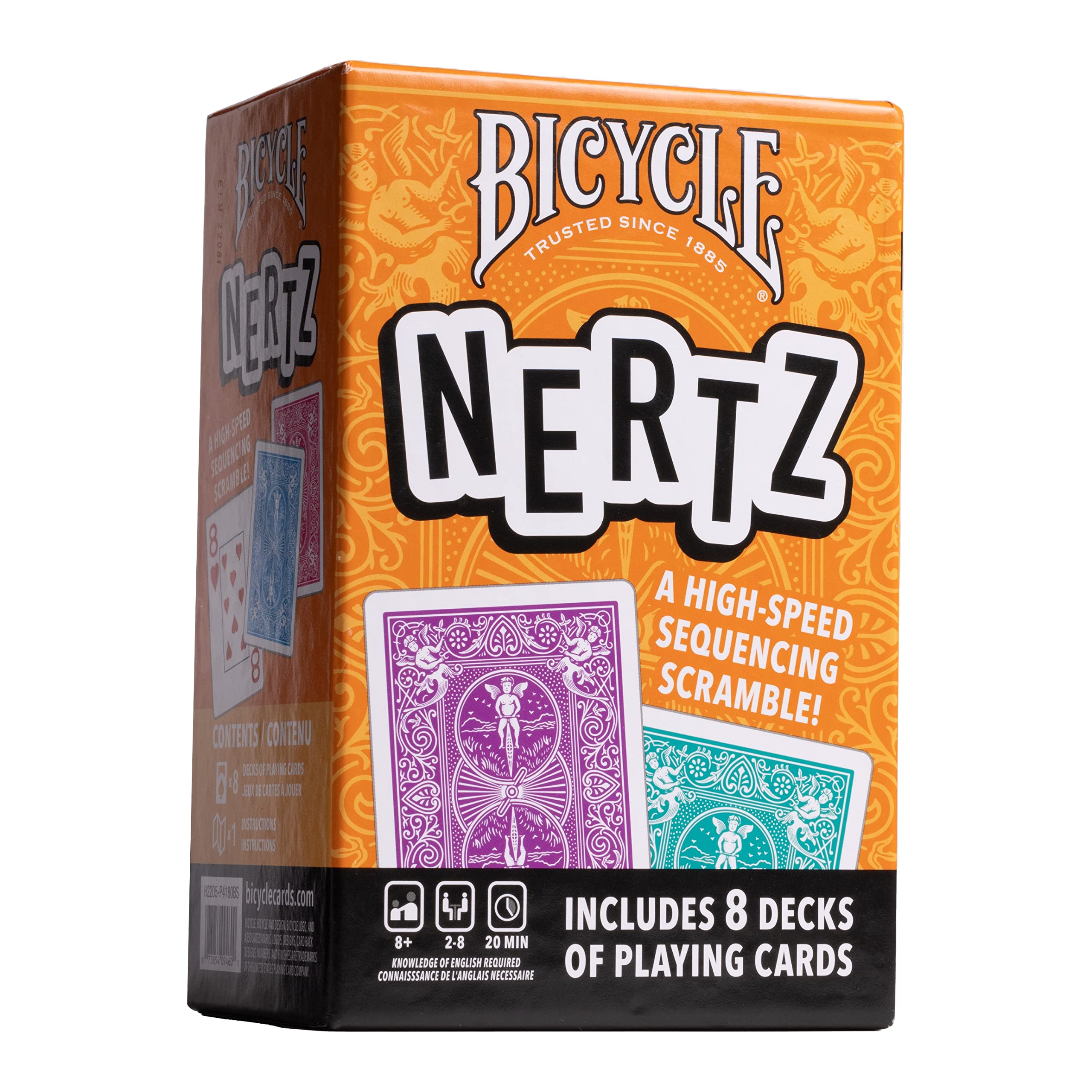 Bicycle Nertz Playing Card Game, Multiplayer Solitaire