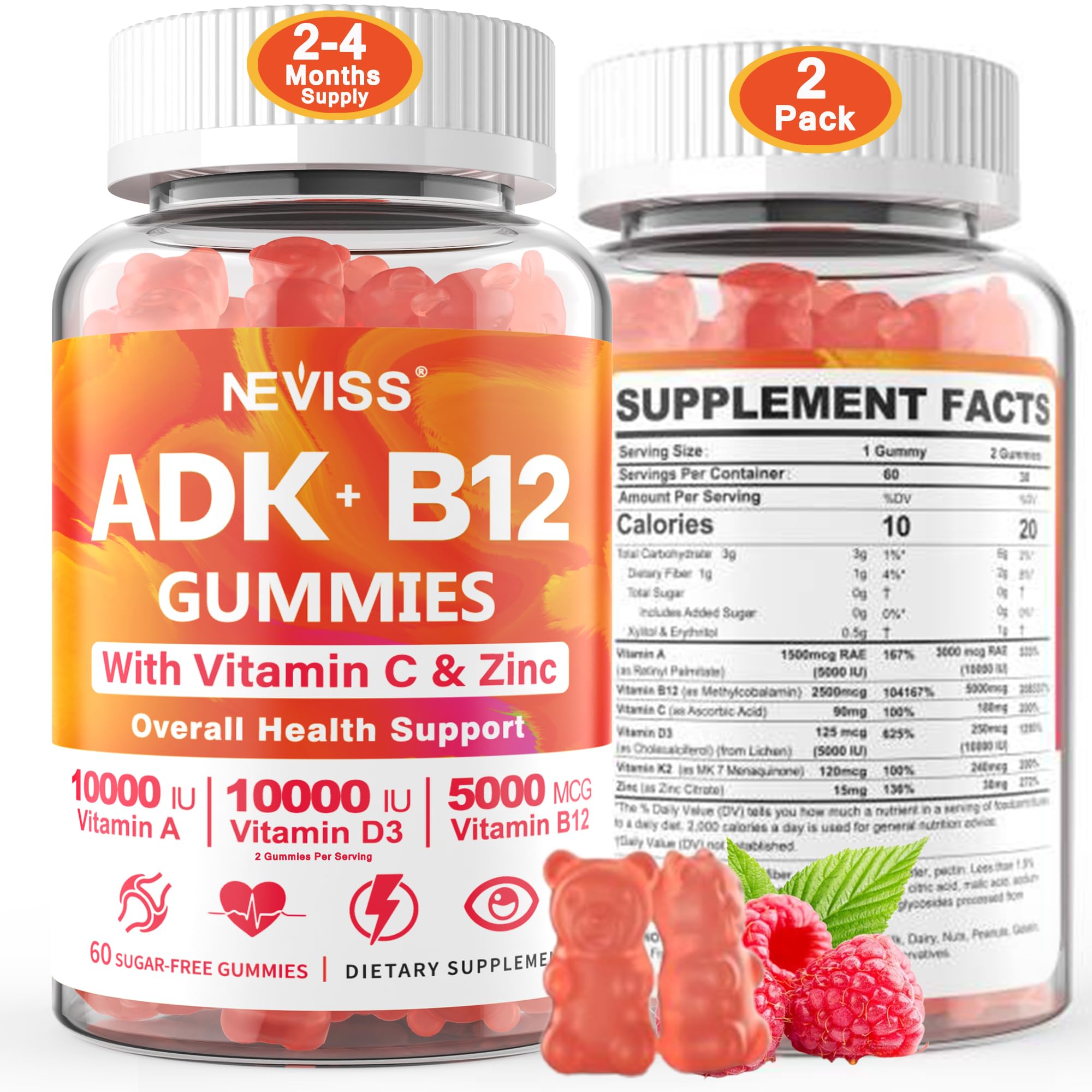 Neviss ADK B12 Gummies
