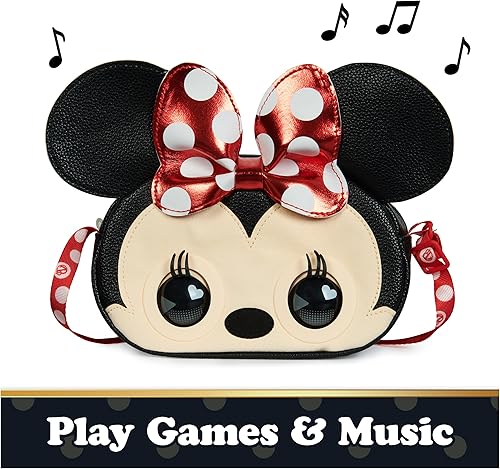 Miniatura 8 de Purse Pets, Disney Minnie Mouse Officially Licensed Interactive Pet Toy & Kids Purse