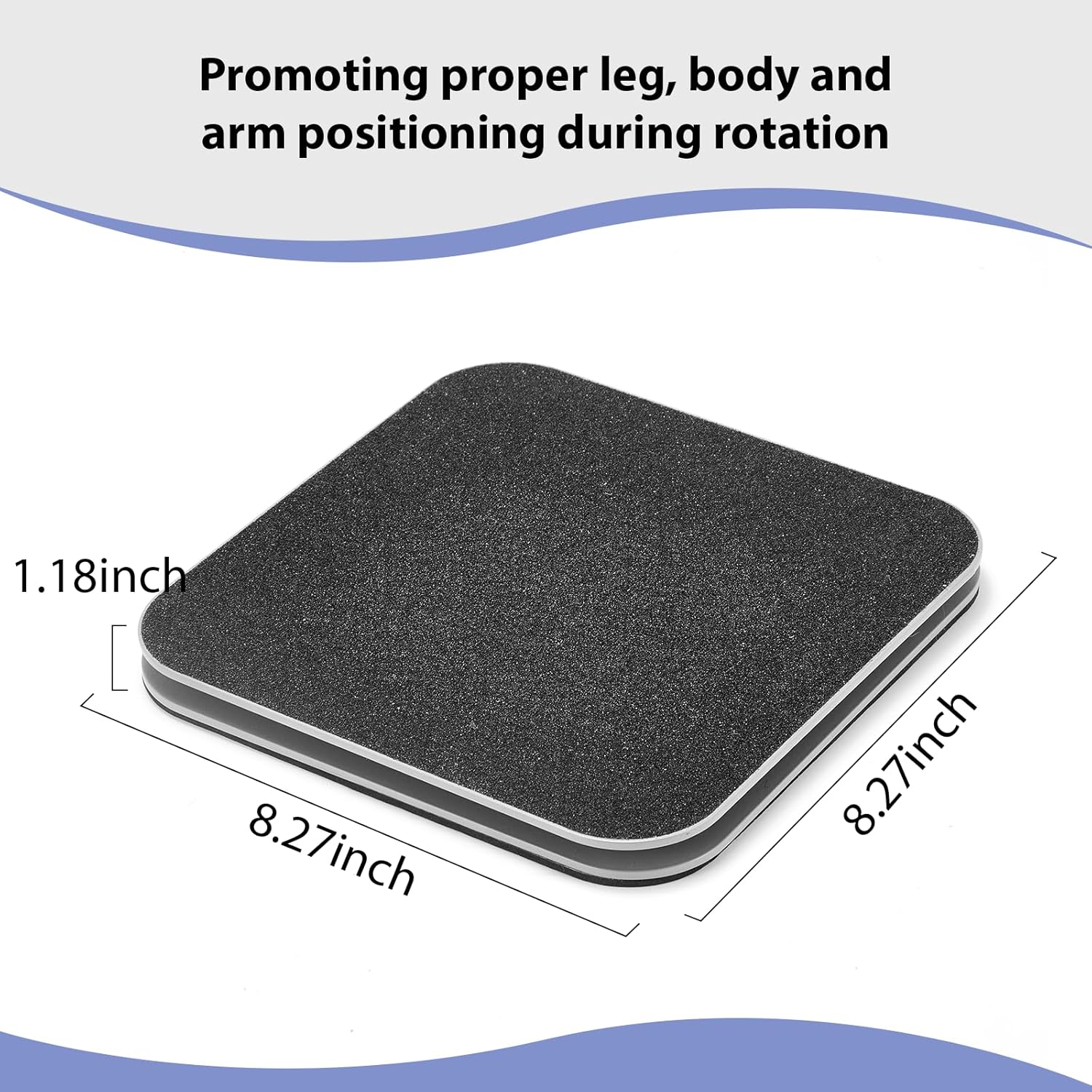 Syhood Figure Ice Skating Spinner Improves Metal Training Aid Dance Turning Board for Ice Skaters Gymnastics Dance and Ballet Pirouette