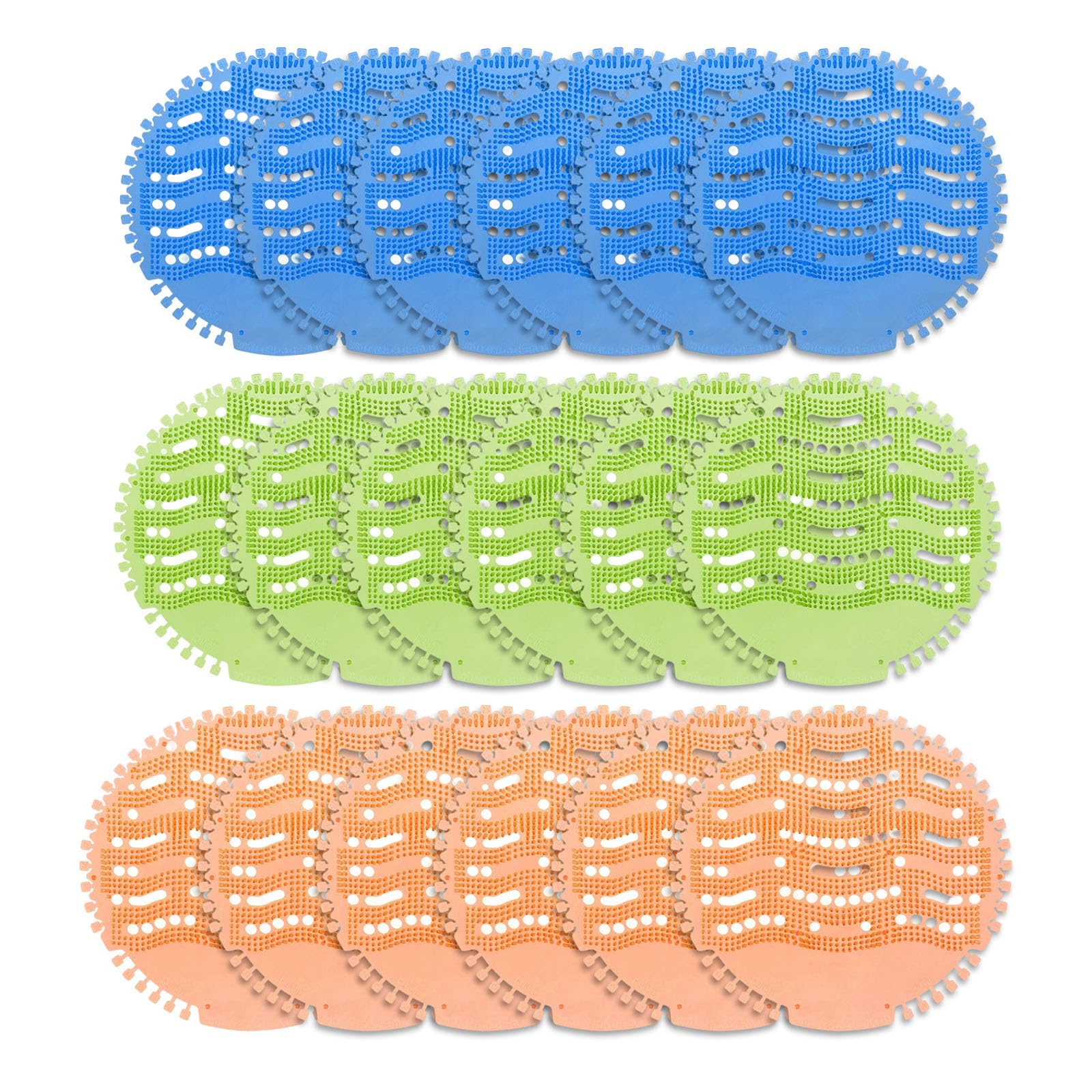 Urinal Screens Deodorizer 18 Pack Scented Anti-Splash Urinal Mat Anti-Clogging Lasting Odor Freshener Urinals Cake for School Office Restaurant Bathroom Restroom Lasting Odor Freshener