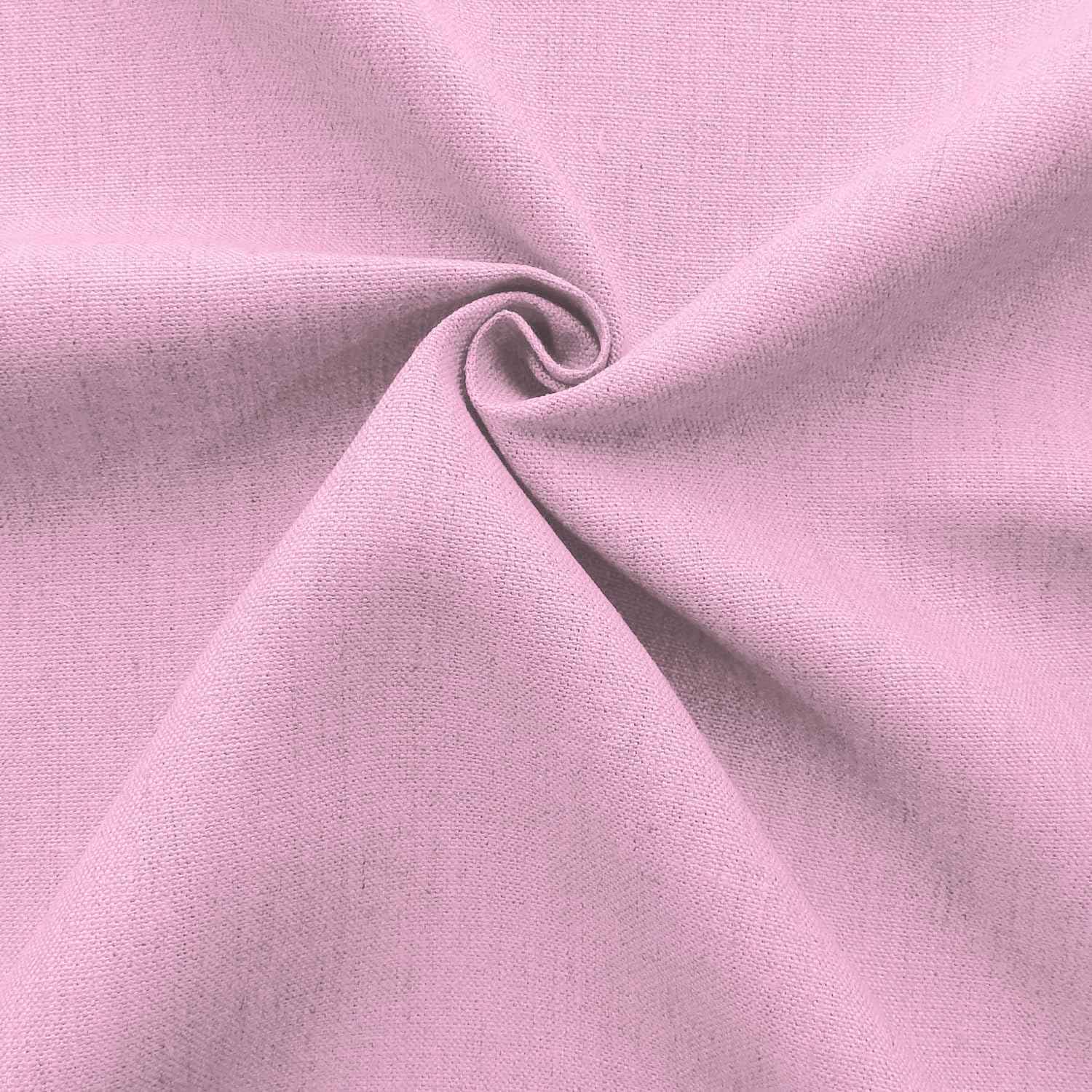 Barcelonetta | Linen Fabric | Natural Linen Cloth | Embroidery, Sewing | Soft, Breathable | 55" Wide | 70% Linen, 30% Rayon | Hemp, Jute, Needlework, Lining (Baby Pink, 2 Yard)