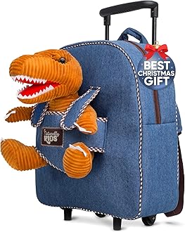 Kids Backpack for Girls Boys w Stuffed Animal