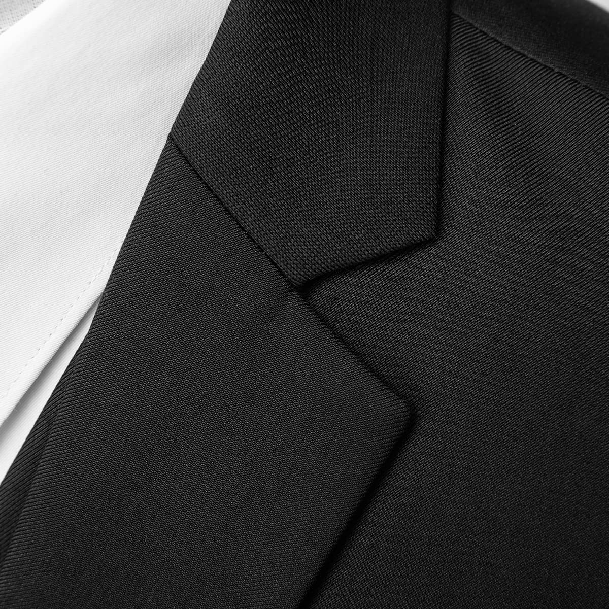Allthemen Abiti da Uomo 2 Pezzi Abito da Sposa Regular Fit Abito da Lavoro a Due Bottoni Blazer Pantaloni