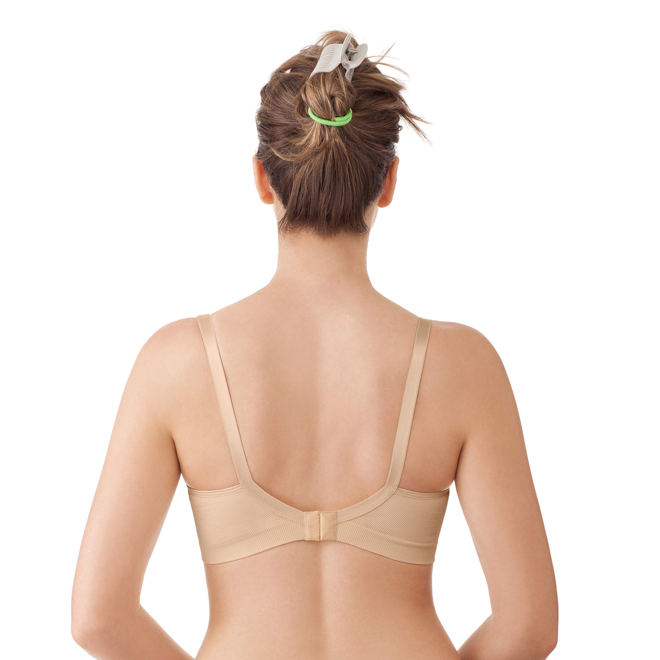 Medela Schwangerschafts- und Stillkomfort-BH, bügelloser und nahtloser Still-BH für stillende Mütter, Größe XL Nude