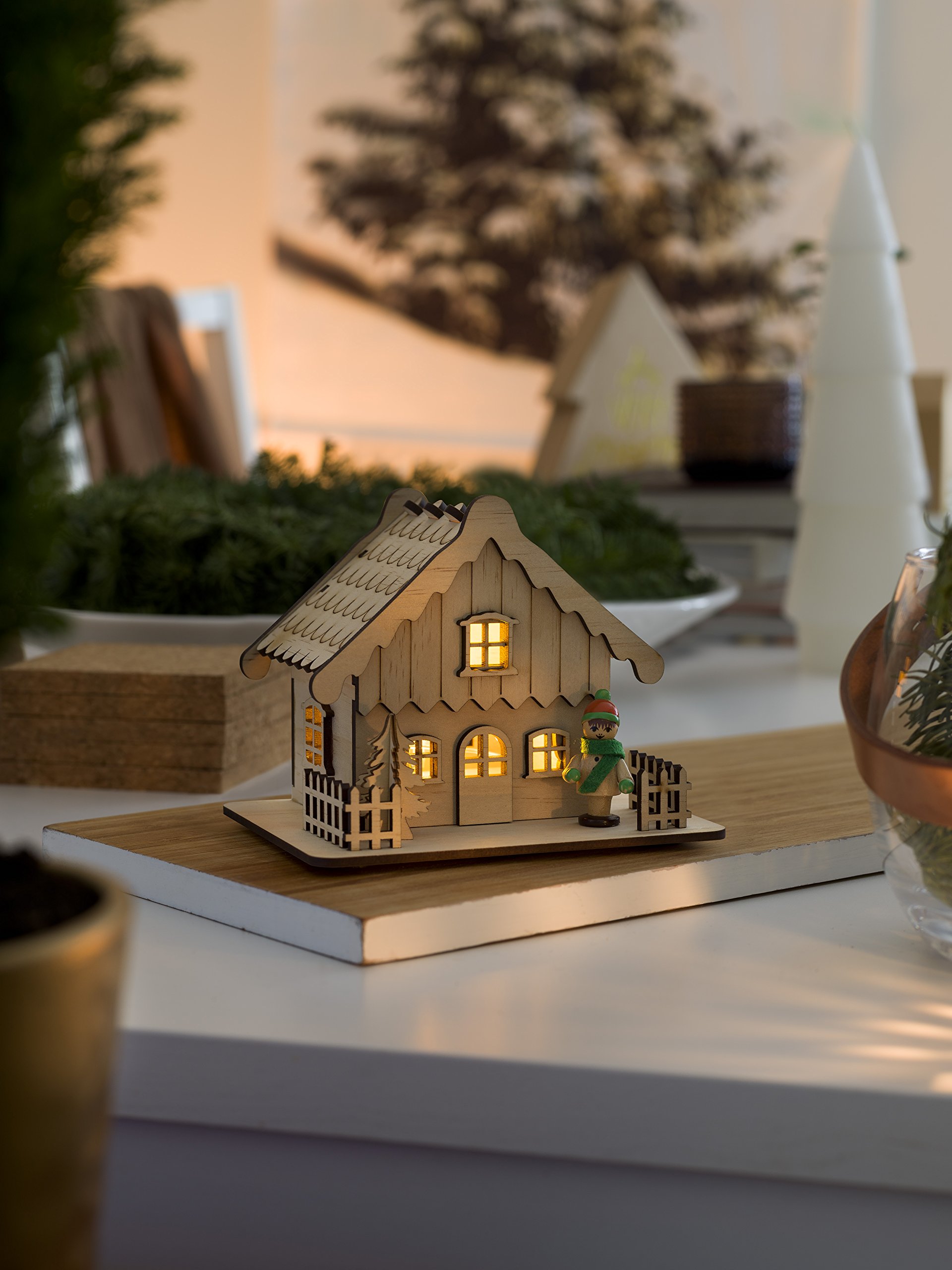 Grande Maison Led - Céramique, Blanc - JOME