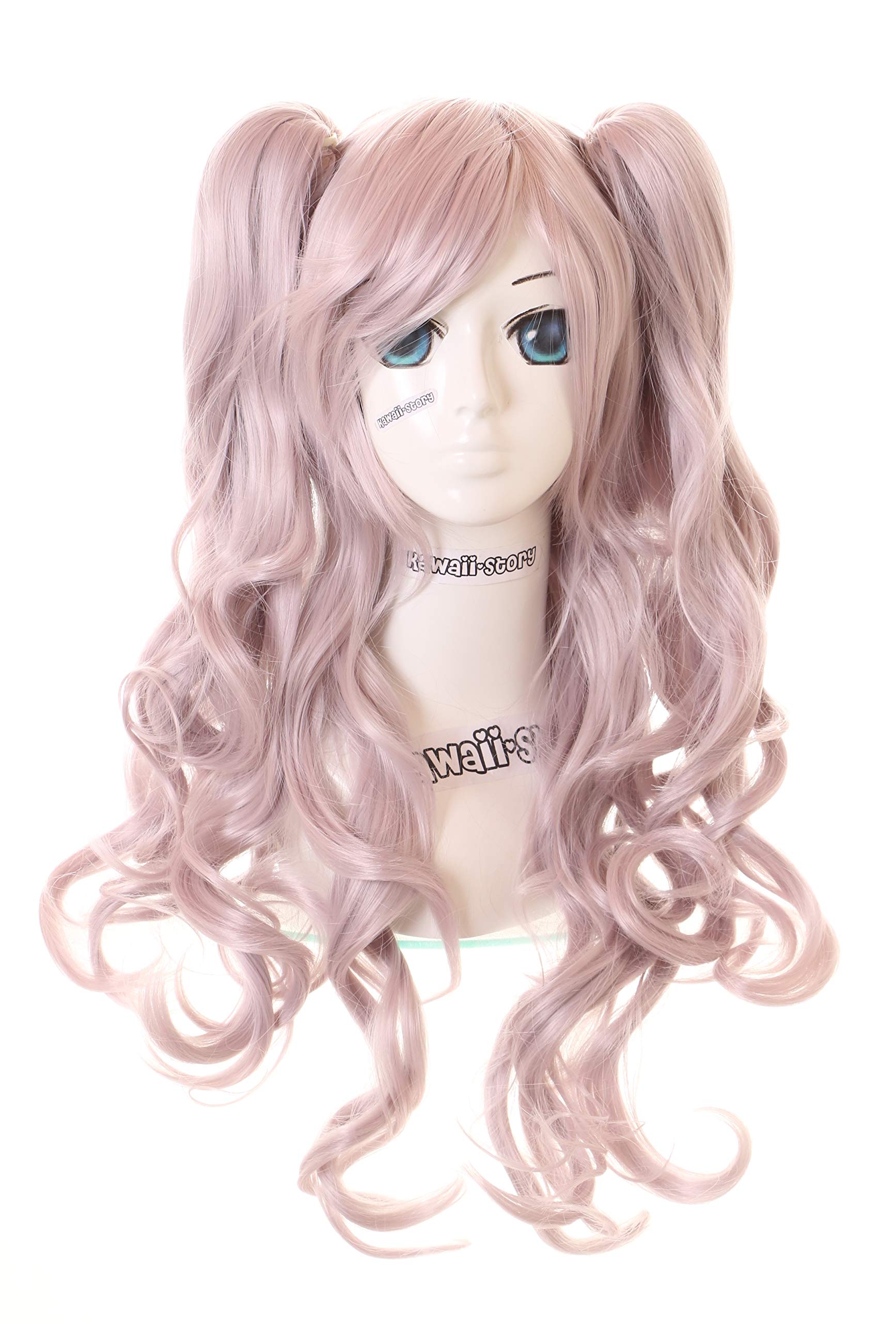 Kawaii-Story PL-391 Charlotte Nao Tomori Silver Rose 70 cm Curly Pastel Goth Lolita Harajuku Cosplay Wig Anime Manga