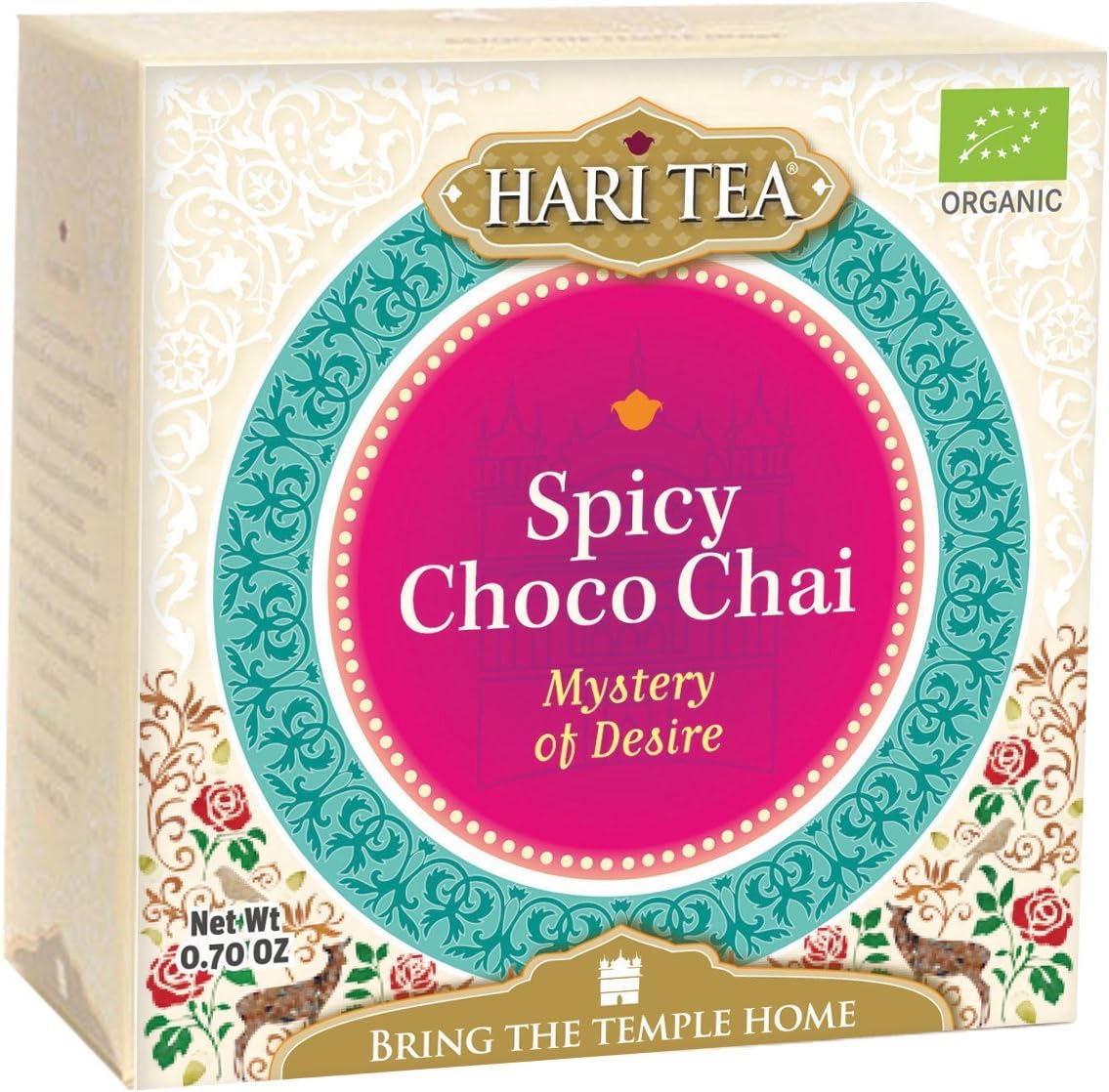 Buddha Box Sampler; Box with All 11 Fine Kinds of Hari Tea ; Premium Tea; Herbal Tea Handcrafted with the Finest Quality Organic Tea Leafs. (Spicy Choco Chai)