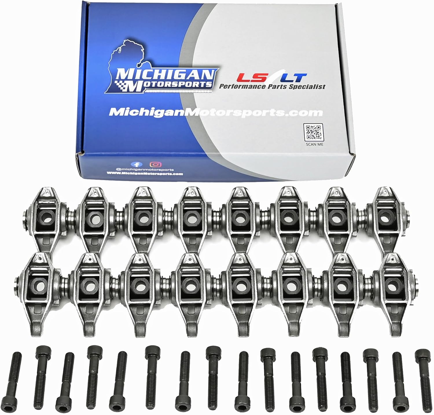 Michigan Motorsports LS1 Rocker Arms with Upgraded Trunnions