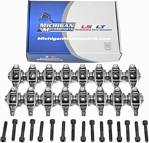 Michigan Motorsports Balancines LS1 con muñones mejorados | Premontados para motores GM LS | Compatible con 4.8 5.3 5.7 6.0 LS2 LS6 LQ4 LQ9 LY5 LM7 disponible en Yaxa Colombia