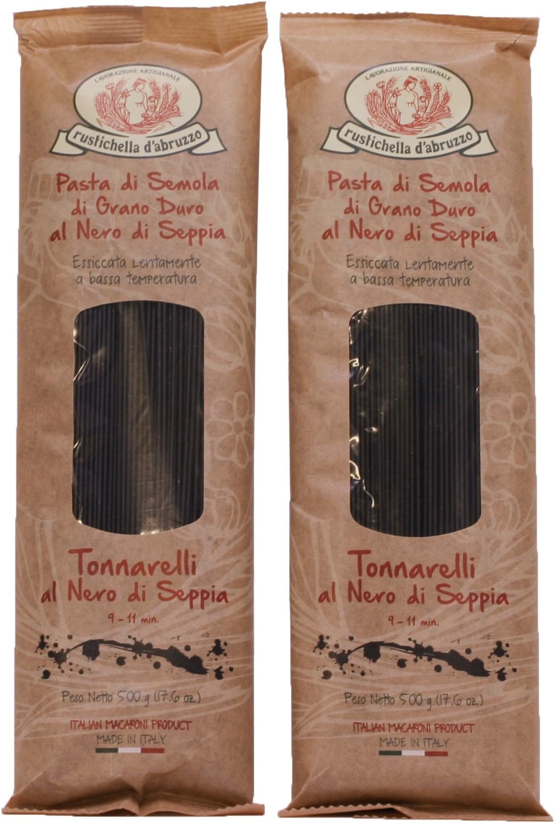 Tonnerelli di Nero – Rustichella Pasta Abruzzese
