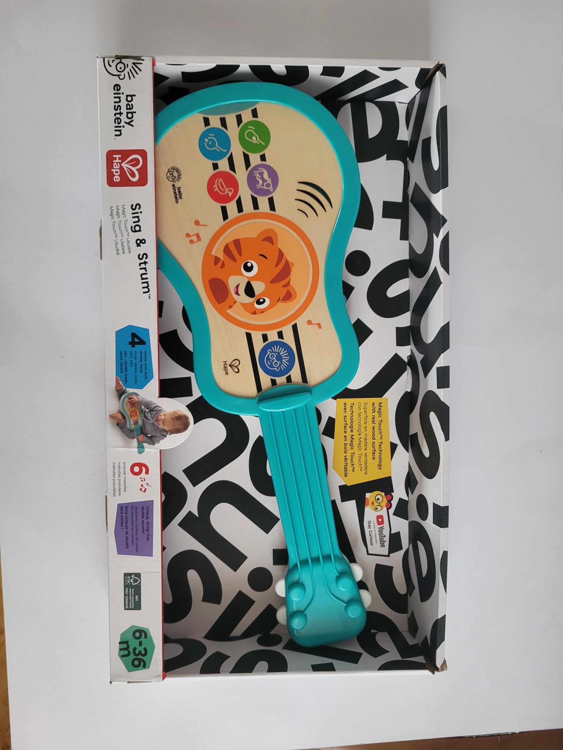 Hape - Value Sing & Strum Magic Touch Ukulele (87-800897)
