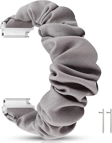 Miniatura 9 de Correa de reloj para Garmin Forerunner 265S 255S para mujeres y hombres, 0.71 pulgadas, liberación rápida, elástica, repuesto para Garmin Vivoactive