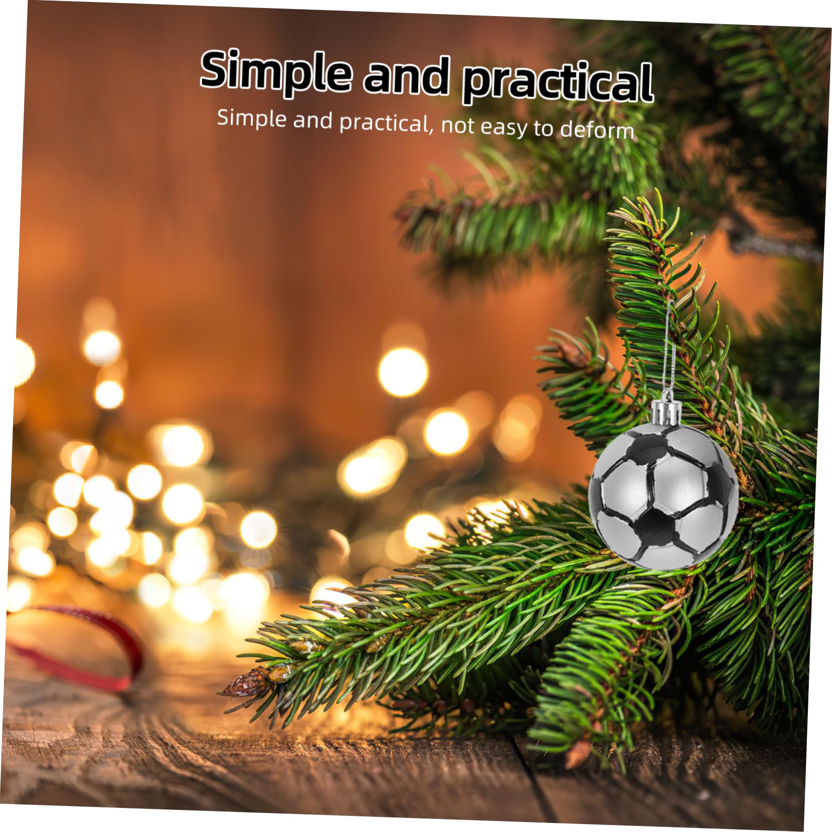 Albero Di Natale Dai Palloni Da Calcio Illustrazione Vettoriale - Illustrazione di abete, isolato: 135074647