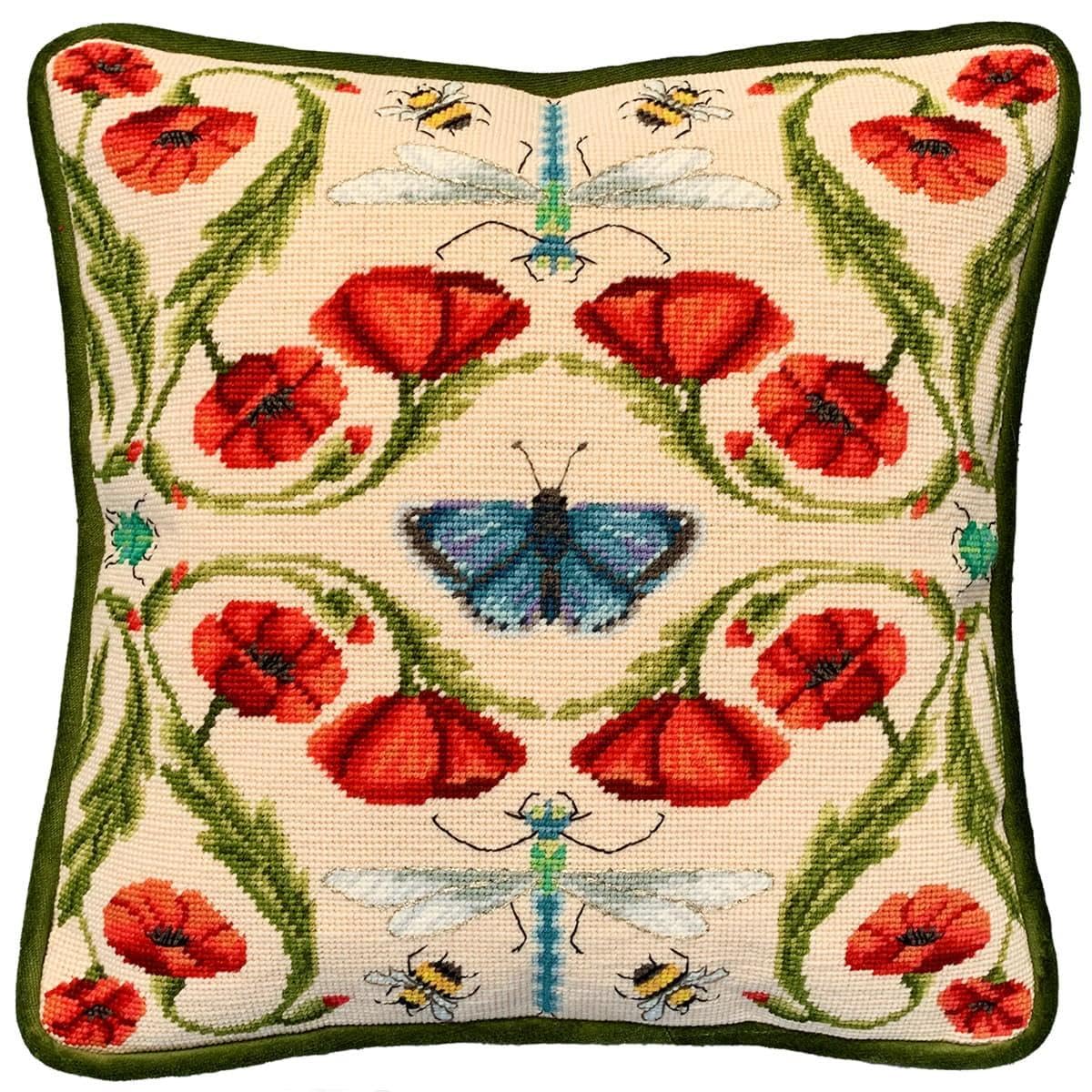 Bothy Threads stamped Tapestry Cushion Stitch Kit ""Bright And Beautiful"", TETE13