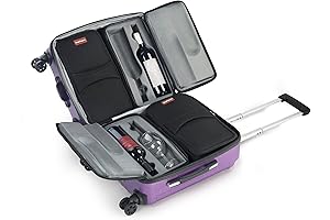 8-Bottle Wine Suitcase for Airplanes