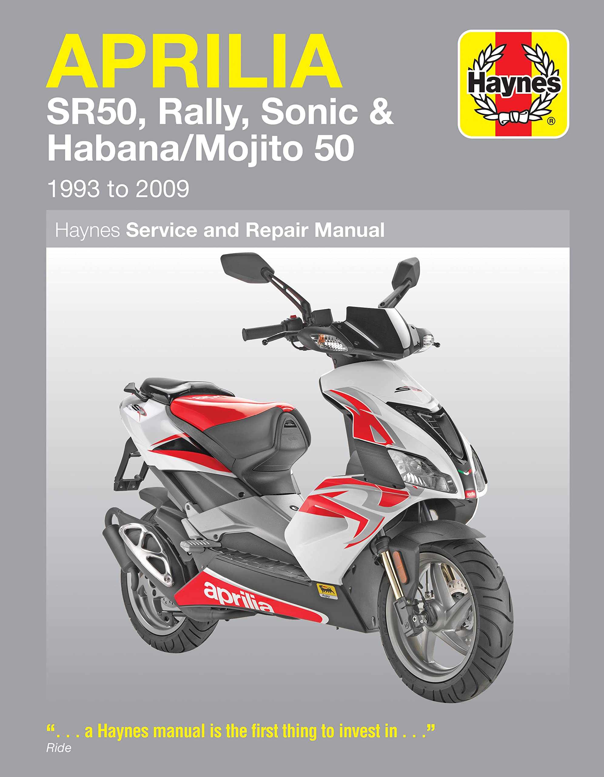 Aprilia SR50, Rally  Sonic & Habana/Mojito Scooters (93 - 09) by Phil Mather...